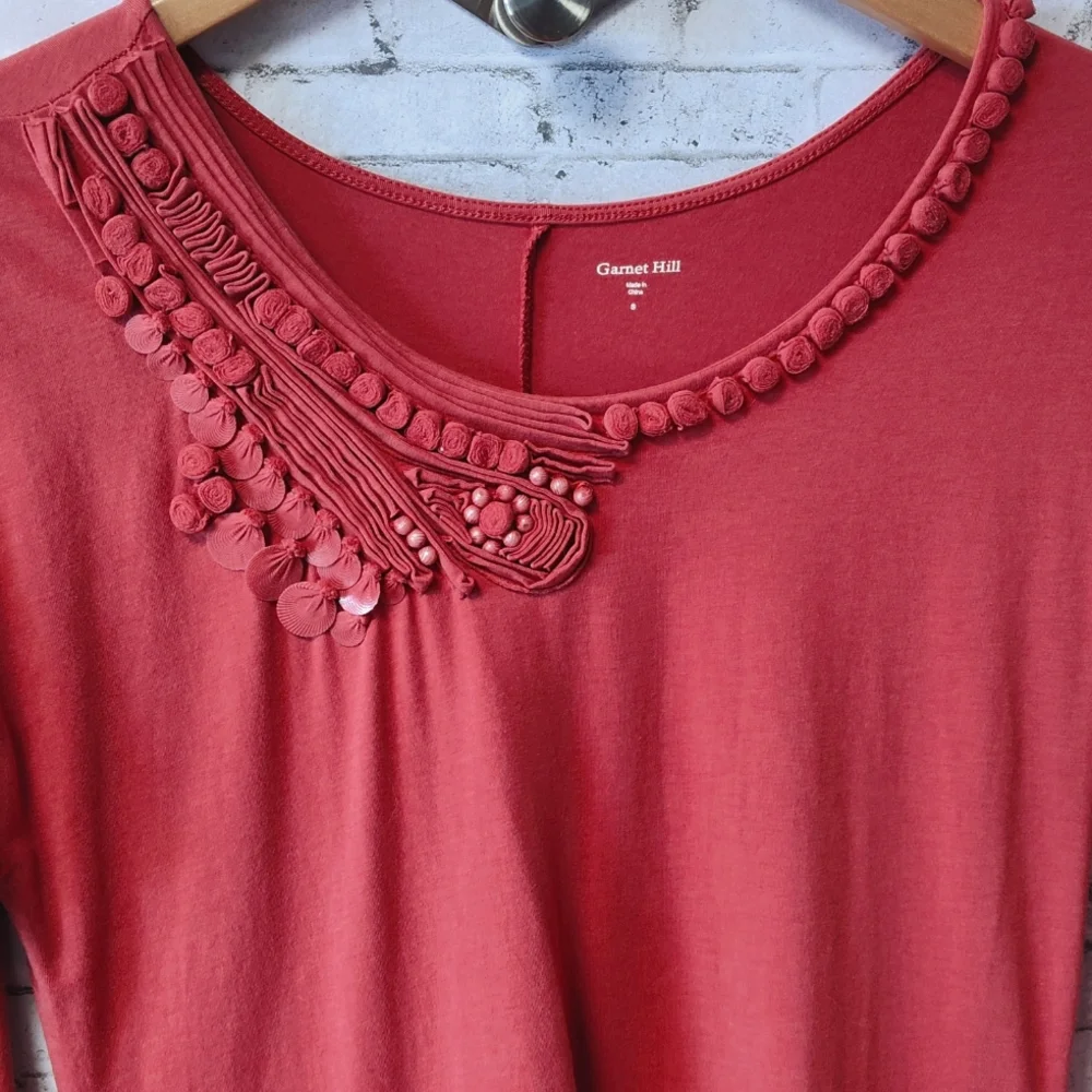 Garnet Hill Asymmetric Dress - Picture 3 of 4